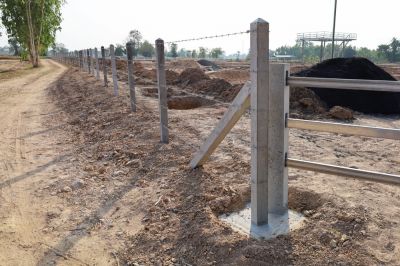 Concrete Base for Your Fence!