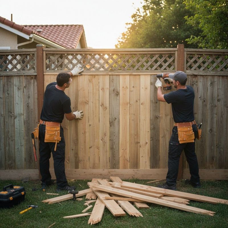 Local Fence Installation pros at work