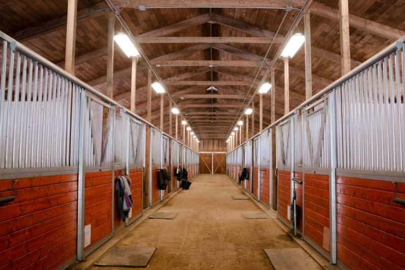 Well-maintained stalls provide a healthier and more comfortable environment